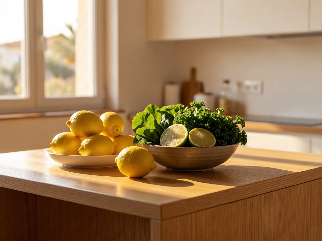 Ambiente de cocina saludable en Valencia